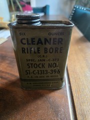 MILITARY SURPLUS CLEANER RIFLE BORE 51-C-1313-396 6 OZ