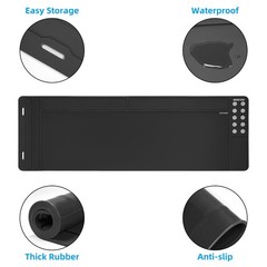 Rifle Gun Cleaning Mat, Anti-Slip Rubber Tactical Magnetic Mat for Gun Cleani…