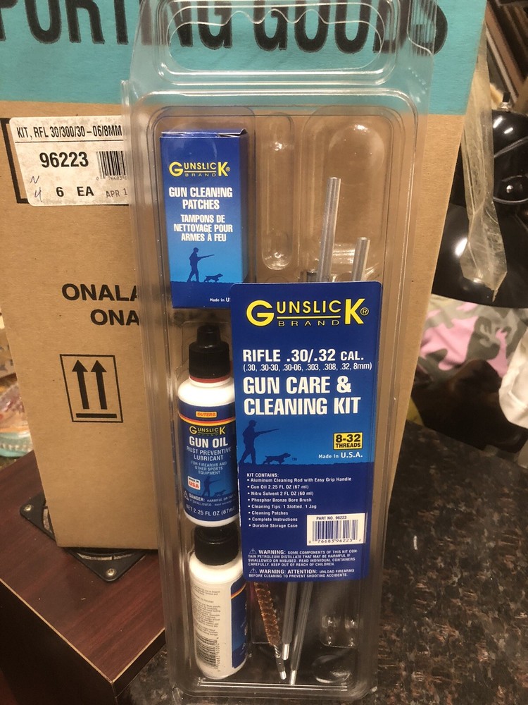 Outers Standard Cleaning Kit, 8/32, For .30 .32 Caliber Rifle 96223