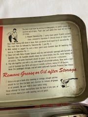 Vintage Outers Gunslick Rifle Cleaning Kit in Red Metal/Tin Box/Case – No. 477