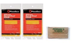 Nimrod’s Wares Kleen-Bore Silicone Gun & Reel Cloth 2-Pack 100 sq.in.! Orange