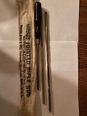 Vintage Marbles Jointed Rifle Rod Cleaning Kit No. 9728-.28 Caliber, And Up 36″