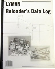 Lyman Reloader’s Reloading Data Log Book – Softback – 9847261