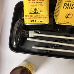 Vintage Outers 22 Caliber Rifle Gun Cleaning Kit No. 477 Gunslick Case w/ Box