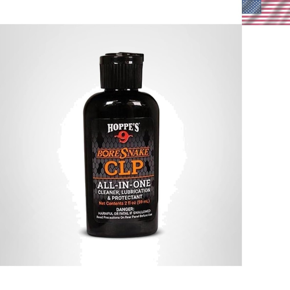 2 oz Hoppe’s CLP Cleaner & Lubricant – Rust Preventative for Firearm Maintenance