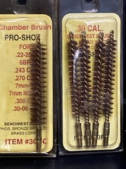 NEW Vintage Pro-Shot Bore Brush Lot Of 10 in Kleen Bore Box 9mm .22 .58 More T8
