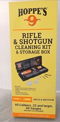 Hoppe’s No. 9 Gun Cleaning Kit Rifle Shotgun Aluminum Rod Complete Cleaning Set