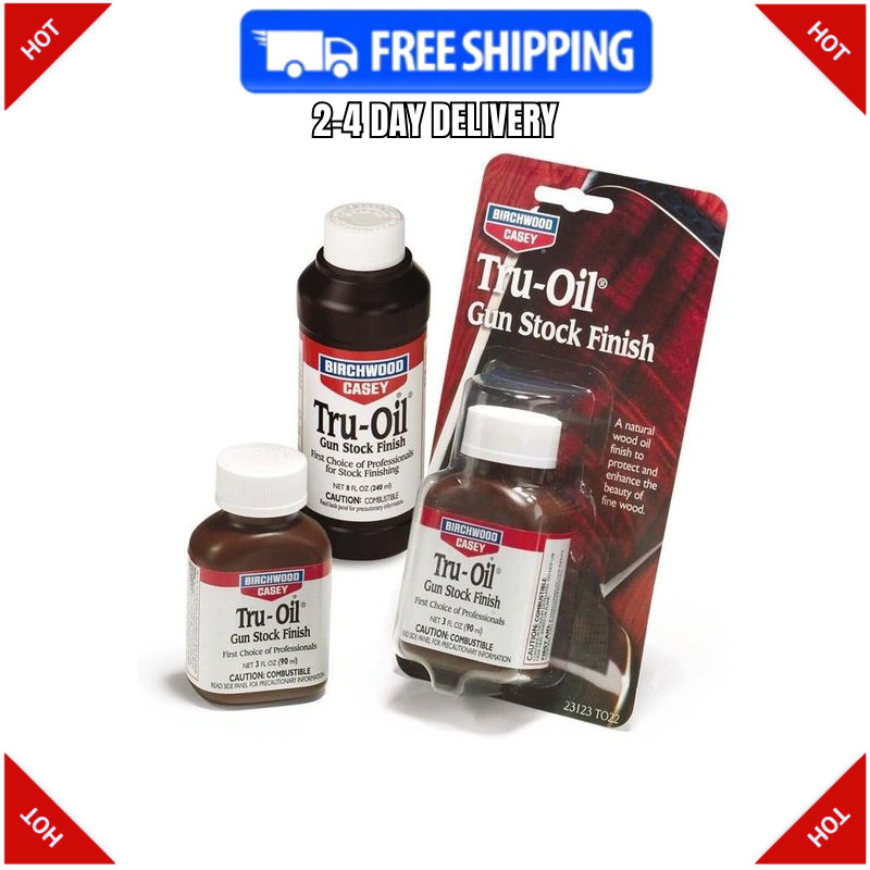 Birchwood Casey Tru-Oil Stock Finish Wood Gun Stock Care