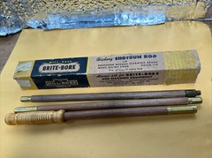 Vintage Mill-Rose Brite Bore Hickory Shotgun Rod 3 Piece Rare!