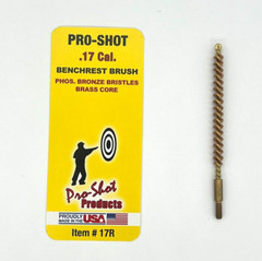 Pro-Shot Benchrest Brush & Spear Tip Jag Set For .17 Cal. Rifle