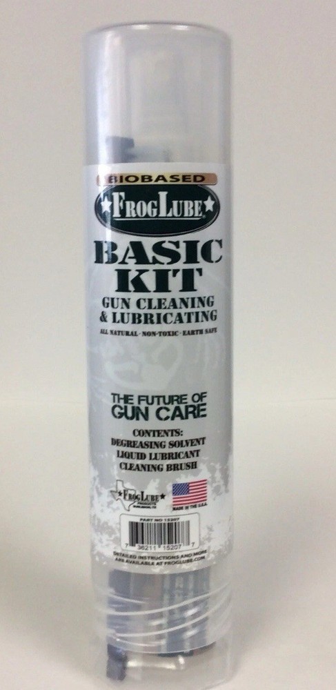 FrogLube Weapons Care System Pack Contains: 1oz solvent, one tube CLP and brush.