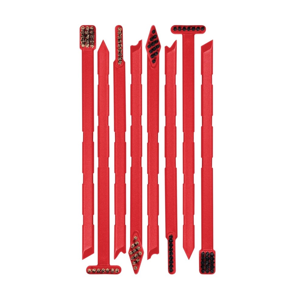 Real Avid Smart Brushes – Assorted Shapes and Brushes with Integrated Scrapers