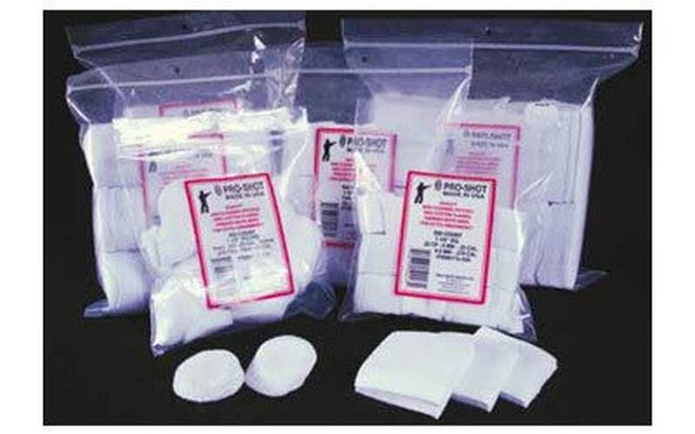 Pro-Shot Products Gun Cleaning Patches 17-22 Caliber 3/4″ Rimfire 500 Bag 34-500