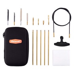.177 Cal & .22 Cal Airgun Cleaning Kit with Cotton Mop Brass Rod Nylon Brushes