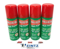 Ballistol Multi Purpose Oil-Lubricant Gun Cleaner – LOT OF 4-1.5 oz Aerosol Can