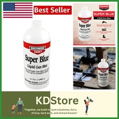 Double Strength Gun Blue Liquid – 32oz for Rifles & Pistols Maintenance