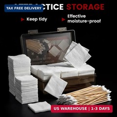 PINGMIC Gun Cleaning Supplies Set in Storage Box – Gun Cleaning Patches and Long