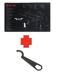 1911 Gun Cleaning Mat AND Barrel Bushing Tool (US Seller)