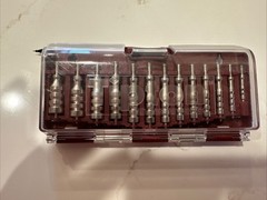 Tipton Ultra Gun Cleaning Jag Set 13-Piece Threaded Nickel Plated Brass