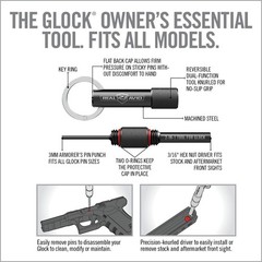 Glock Accessories Set – 2-in-1 Tool, 4-in-1 Tool & Pro Pack with Gun Mat & Clean