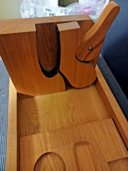 Beautiful Custom Made Wooden Gun Cleaning Station – Rifle Or Shotgun stand