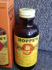 Vintage HOPPE’S No.9 Powder Solvent Gun Rifle Cleaning Oil 2oz 40% full