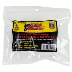 Pro-Shot Cotton Flannel Cleaning Patches For .270 – .38 Caliber 100 Count – 102