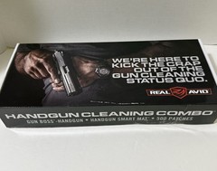 REAL AVID HANDGUN CLEANING COMBO: GUN BOSS HANDGUN / SMART MAT /CLEANING PATCHES