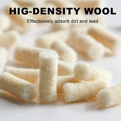 Compact Cotton Wool Felt Cleaning Pellets for .22 Caliber Firearms – 300 Pieces