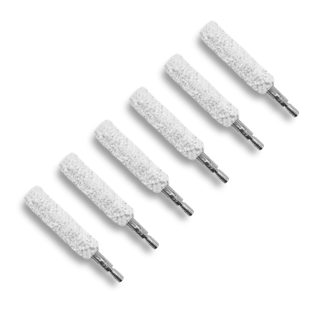 XXLIYA 35 Caliber Mop Brush 6PCS Gun Cleaning Brushes Rifle .35cal, .35cal