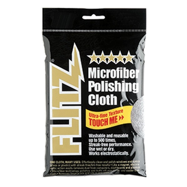 MC200 FLITZ PREMIUM MICROFIBER POLISHING CLOTH – 16″x16″ – NEW – FREE SHIP!