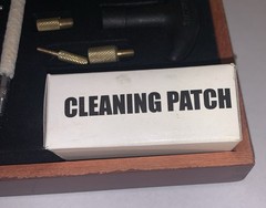 Gunmaster Universal Gun Cleaning Kit in Wood Case Never Used Bore Cleaning Brush