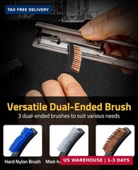 CVLIFE Gun Cleaning Kit for 9mm/.22/.223/5.56mm/12GA/.38/.357 – Gun Cleaner, Cle