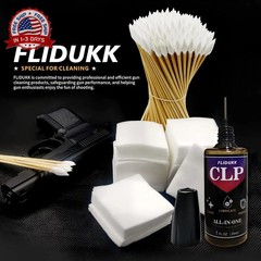 Universal Gun Cleaning Supplies -All in One Gun CLP Oil+ Lint Free Gun Cleaning