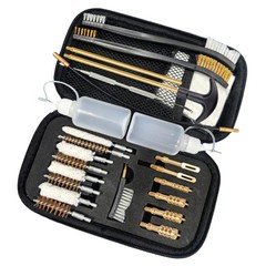 Universal Gun Cleaning Kit for .22 .357 .38 9mm .45 Caliber Pistols – Brushes &