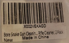 .243 Cal 6mm Gun Bore Cleaning Rifle Kit Barrel Snakes Lot of 2