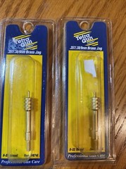 2 Tetra Gun Cleaning Brass Jag .357 .38 9mm 8-32 Thread