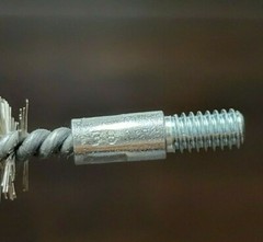Lot of 3: .375 – .38 Cal Rifle Stainless Steel Bore Brush – 8-32 Thread