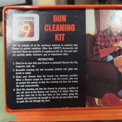 Vintage Hoppe’s 9 Gun Cleaning Kit & Original Storage Box Accessories