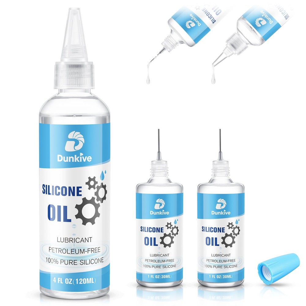 6 oz Airsoft Oil lubricating with Oiler Pure Silicone Lubricant Airsoft Chamb…