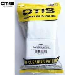 Otis 3″ SQUARE Firearm Cleaning Patches 100-Pk .50 Cal+ .410-12GA FG-919SQ-100