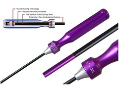 Montana X-Treme (MTX) 1-Piece Gun Cleaning Rod 17 to 20 Caliber 36″ Coated