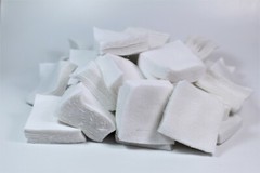 .35-.45 CALIBER/410 GA/8-9MM DRY 2″ SQUARE COTTON PATCHES QTY. 1,000 / EMSS2043T