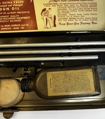 Vintage J.C. Higgins Gun Cleaning Kit No. 2145 Sears Roebuck Complete with Oil