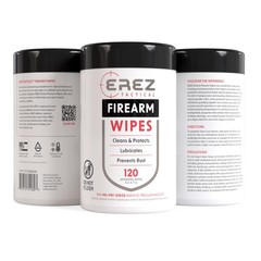 Gun Cleaning Supplies: 120 Gun Cleaning Wipes, 5″x7″ CLP Gun Cleaner Lubrican…