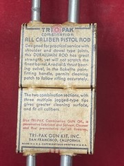 Tri-Pak Pistol Rod For Cleaning Pistol NOS All Calibers