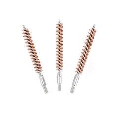 3 X Bronze Bristle Bore Long Brush .30 Caliber 8×32 Thread for Gun Cleaning Rod