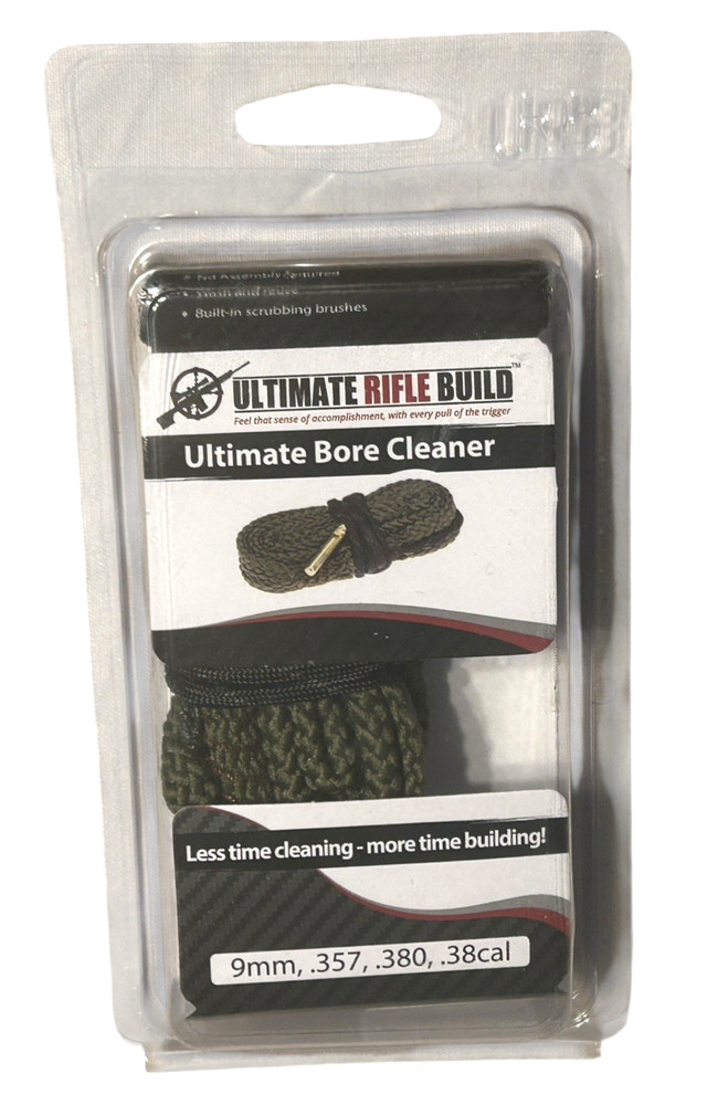 Ultimate Rifle Build Bore Cleaner – for 9mm, .357, .380 & .38 Caliber Weapons