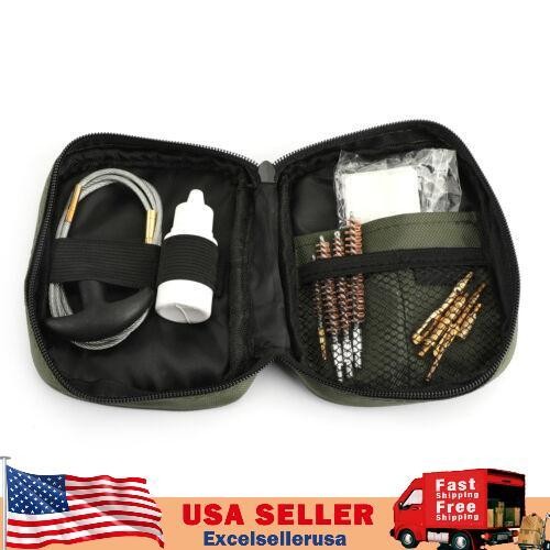 Rifle Cleaning Kit Pull Through Gun Cleaning Kit for .17 .22 .270 .300 Calibre/