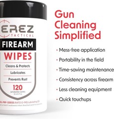 Gun Cleaning Wipes Field Range CLP Cleaner Lubricant